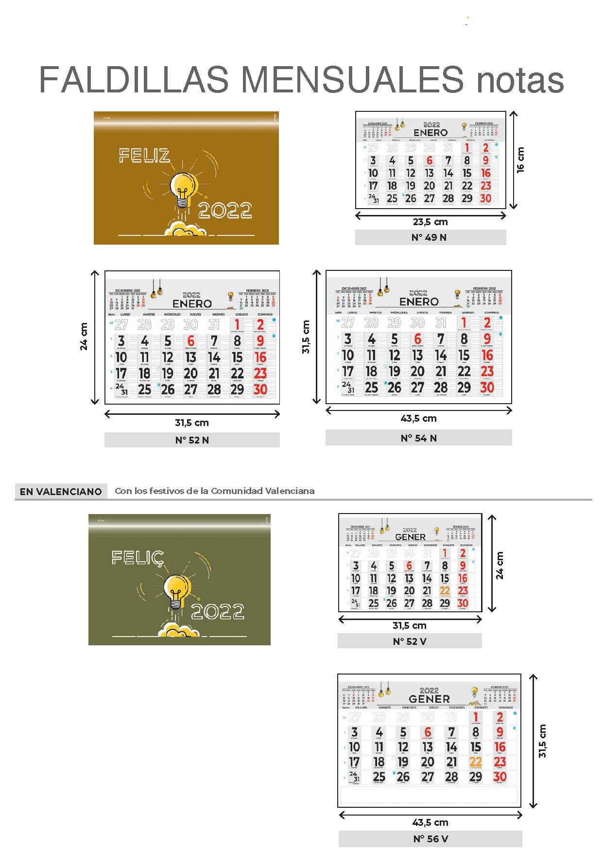 Calendarios Con Faldilla Imprenta Rápida Llorens Sl 1770